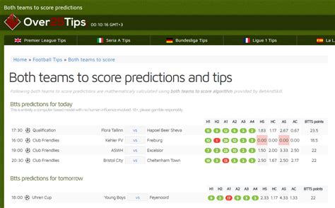 btts in both halves predictions today